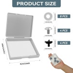 오토바이 헬멧 나사 오토바이 더트 바이크용 고무 와셔가 8개의 바이저 빠르고 쉬운 설치를 위한 나사