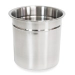 유유마트 업소용 스텐통 BMP 뚜껑없는 쓰레기통 수저불림통 뼈통 비엠피 1 5호 1개 4호 뚜껑X