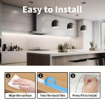 1-5m 5V LED 스트립 조명 USB 2835 SMD TV 백라이트 테이프 흰색 m 침실 옷장 주방 캐비닛 장식 60LED