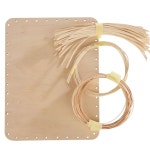 DIY 바구니 직조 트레이 키트 - 올인원 공예 세트 내추럴 라탄 나만의 위커 만들기