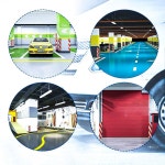 차고 스미스 주차장용 벽 보호대 폼 모서리 - 반사 범퍼 보호대 4팩 GWP05