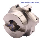 샹크 페이스 엔드 밀아버 3 15 절단 직경 6 플루트 CNC 밀링 쉘 커터 10Pcs 카바이드 CAT40-FMB27-60 400R-80-27-6T APMT1604