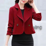 천하오 쇼트 정장 코트 여춘추 슬림핏 상의 L J2103