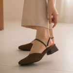 분홍코끼리 분홍코끼리 쫀득몰드창 발라드 니트 슬링백 블로퍼 225