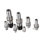 M3 M4 M5 M6 M8 미터법 수나사 x 3 4 5 6 호스 바브 테일 니플 304 스테인리스 스틸 파이프 피팅 커넥터 공기 물 가스