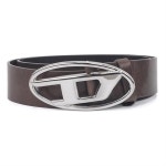 디젤 디젤 OVAR D로고 레더 벨트 1142494 X08727 PR666 H1938 271727