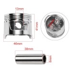 FLYPIG STD 피스톤 링 개스킷 세트 HONDA 70CC XL70 C70 CT70 CL70 더트 바이크 피트 바이크용 CRF70F