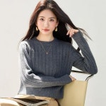 스윗트리 기본 베이직 크롭 니트 스웨터 j1092