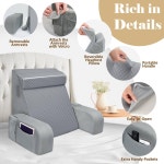 침대용 독서 베개 등받이 앉아서 볼 수 침대 휴식 베개