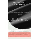 여성용 오도도스 모달 소프트 미디 스커트 허리 슬릿 하이웨이스트 캐주얼 롱 펜슬 포켓 X-Small