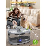 대형견을 위한 2 5Gal 9 5L 반려견 급수대 고양이를 3가지 유동 모드 대형 반려동물