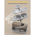 대형견을 위한 2 5Gal 9 5L 반려견 급수대 고양이를 3가지 유동 모드 대형 반려동물