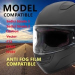 세디치 스트라다 3 헬멧 바이저 LS2 2 FT2 벡터 와 호환되는 페이스 쉴드 Deep Smoke FF801 FF397