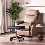 프래시 풋레스트 스툴 언더 데스크 모바일 게이밍 풋 스툴 다용도 높이 조절 롤링 스위블 바퀴가 달린 튼튼한 인체공학적