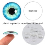 25 20 16 12 8 다양한 혼합 사이즈 즈 유리 카보숑 점토 인형 만들기 소품 공예 DIY 발견 보석 001 100PCS 30