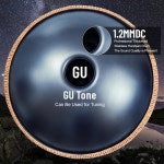 로뮤티 프로페셔널 핸드팬 드럼 22 432Hz 핸드드럼 D 마이너 커드 튜닝 9음 - 고급 연주자를 위한