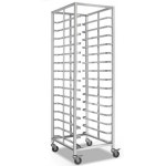 베이커리 렉 트롤리 학교 트레이 카트 선반 퇴식대 6단