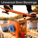 3D 프린팅 프로젝트 스케이트보드 DIY 또는 교체용 하미 100 팩 608zz 베어링 x 이중 금속 밀봉 깊은 홈 볼