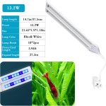 LED 수족관 조명 풀 스펙트럼 클립 어항 더블 스윙 암 5-20 갤 탱크에 적합 4
