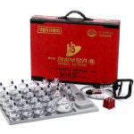 부황기 풀세트 손잡이 부황펌프 부황컵30p 호도선물 한의원 할머니 압력 엄마 셀프