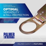 목재 금속 I OSHA ANSI 준수 산업 건설용 팔머 세이프티 재사용 임시 강철 지붕 앵커 브래킷 Anchor Bracket