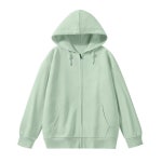 큰사이즈 후드 집업 가디건 아우터 여성 봄가을 트렌디 헐렁하면서 슬림해 보이는 스웨트셔츠 그린 L