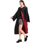 성인 청소년용 후드가 달린 베이소우 메이토 마법사 가운 남녀 공용 마법 망토 가운 코스프레 할로윈 코스튬 Small