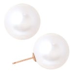 미니아트 골드필드 핀 빅 진주 포인트 귀걸이