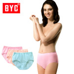 BYC 수편면파스텔톤심플맥시삼각팬티3매입 유색3매입 90호 BYC40 BYL7592