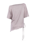 어나더에이 어나더에이 원숄더 컷오프 티셔츠 ONE-SHOULDE CUT-OFF T-SHIRT