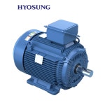 효성모터 75KW 6극 IE3 프리미엄효율 HT수 전폐형 380V 100HP TEFC250M