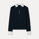 미쏘 스트라이프 카라 긴팔 티셔츠 MIWLWFT13A