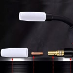 2 5 10PCS 보호 노즐 MIG MAG 세라믹 용접 토치 유로 스타일 쉴드 컵 MB15AK