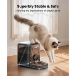 대형 키블 스낵용 자동 고양이 사료 공급기 실내용 12컵 3L 타임 반려동물 프로그래머블 건식 식품 디스펜서 3L-Standard