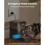 대형 키블 스낵용 자동 고양이 사료 공급기 실내용 12컵 3L 타임 반려동물 프로그래머블 건식 식품 디스펜서 3L-Standard