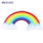 MDKVXSYLE 58펠트 무지개 어린이집환경판 투톤