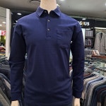 세르지오 세르지오 에스에스패션 남성 캐주얼 가을 겨울 간절기 입기좋은 제비기라나염 컬러배색 멋스러운 안감 약기모 긴팔 티셔츠 95