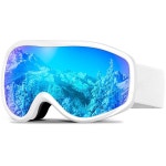 남성용 VEWOE 스키 고글 OTG 김서림 방지 스노보드 UV400 보호 스노우 all