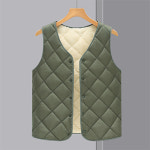 PETITBATH 남성 보아플리스 안감 퀼팅 버튼조끼 250808SYWZS3864