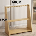 당구 큐대 스탠드 디스플레이 10홀 수납함 정리 홀더 A모델 우드 8홀 스퀘어 폴대