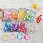 컬러풀 비즈팩 DIY 핸드폰 스트랩 비즈 키링 스트링팅 만들기 키트 1개