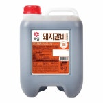 백설 CJ 백설 돼지갈비 양념장 10kg 엄마손맛 자취 맛도리 쉬운요리 감칠맛 소스