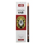 4B-문화 세트 연필 12자루 미술연필H B 2 4 사비 미술용 문화 더존 연필 12자루