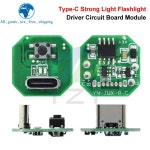 손전등 드라이브 보드 DIY 회로 기판 TypeC 충전 포트 10W 와트 용 방전 모듈 15PCS