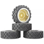 접착 고무 타이어 플라스틱 휠 랠리 카 부품 1 A