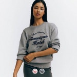 지오다노 더블 자카드 소프트 자수 니트 스웨터 2419338