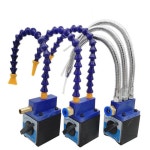 절삭유 자바라 에어호스 게이지 방전 노즐 플라스틱 마그네틱 베이스 오일 플라스틱관-단출수-동이음매