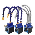 절삭유 자바라 에어호스 게이지 방전 노즐 플라스틱 마그네틱 베이스 오일 플라스틱관-단출수-동이음매