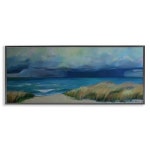 Stupell Industries Stormy Seascape Sky Framed Giclee Art design by Violeta Vollmer 10