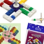 AP 6살장난감 어린이장난감 유치원블럭 조립블럭 이지툭툭블럭 팽이 2종 만들기 도안